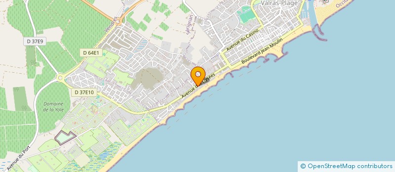 localisation de l'entreprise MADAME MENEKSE CETINKAYA  VALRAS-PLAGE