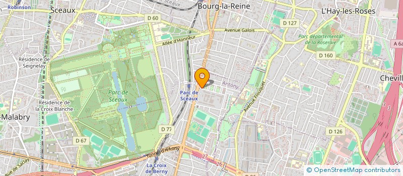 localisation de l'entreprise MADAME MENG CHI à ANTONY