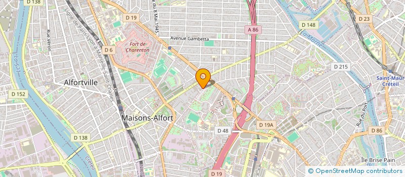 localisation de l'entreprise MADAME MENG WANG  MAISONS-ALFORT