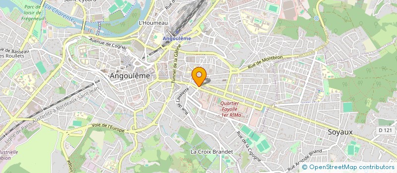 localisation de l'entreprise MADAME MENGJIAO CHEN à ANGOULEME