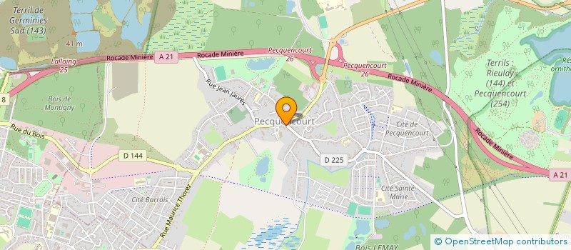 localisation de l'entreprise MADAME MENGLI YAO  PECQUENCOURT