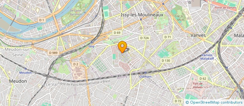 localisation de l'entreprise MADAME MENGPEI LIU à ISSY-LES-MOULINEAUX