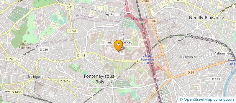 localisation de l'entreprise MADAME MENGYU ZHU à FONTENAY-SOUS-BOIS