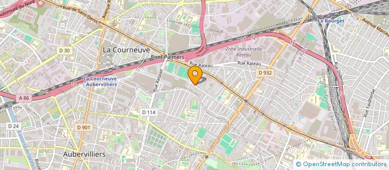 localisation de l'entreprise MADAME MENINA MOKTARI à LA COURNEUVE