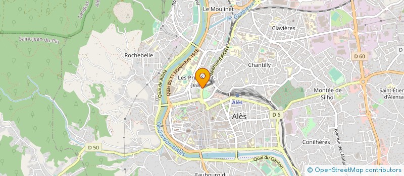 localisation de l'entreprise MADAME MENSSORA ALLAHOUM  ALES