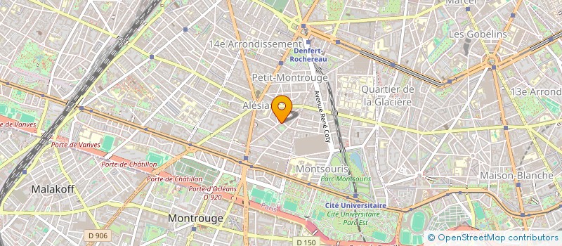 localisation de l'entreprise MADAME MENYA ARAB-TIGRINE  PARIS