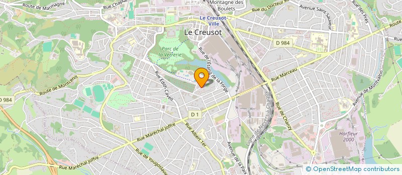 localisation de l'entreprise MADAME MERAL KONUK à LE CREUSOT
