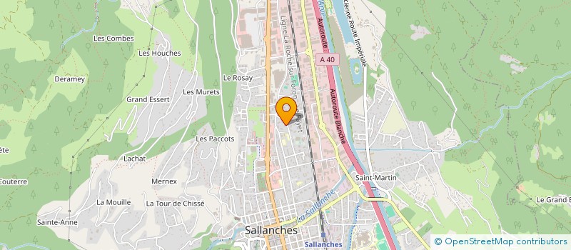 localisation de l'entreprise MADAME MERAL YAZILITAS à SALLANCHES
