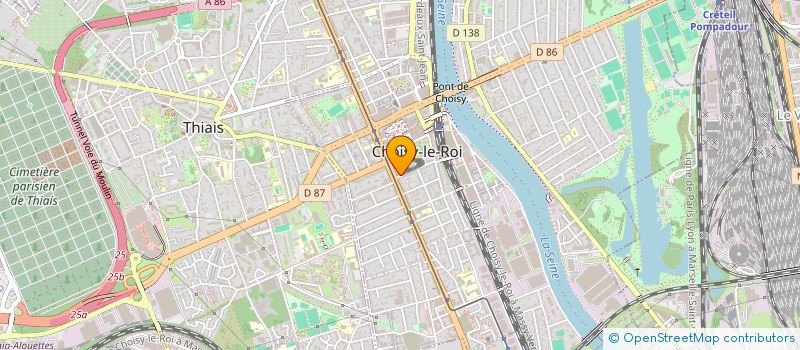 localisation de l'entreprise MADAME MERCE RIERA PINYA à CHOISY-LE-ROI
