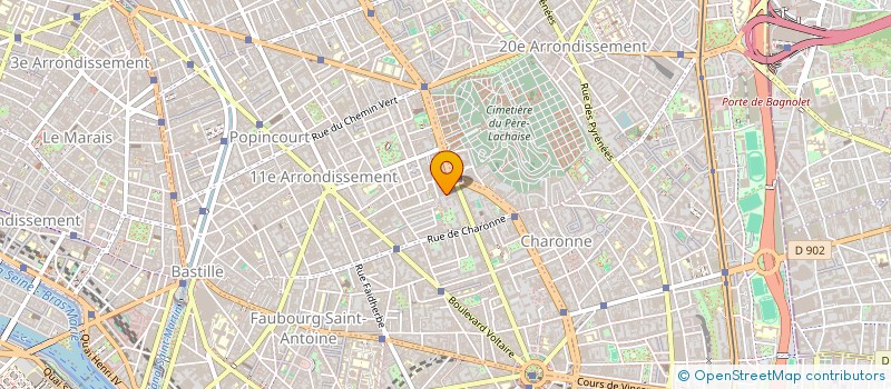 localisation de l'entreprise MADAME MERCEDES BOCABEILLE  PARIS