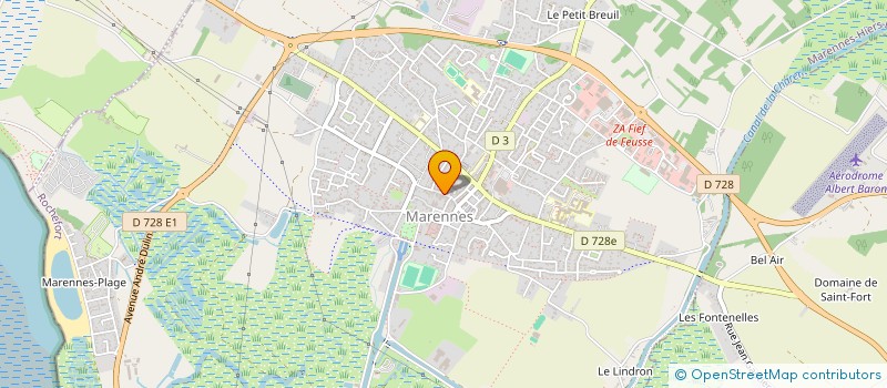 localisation de l'entreprise MADAME MERCEDES CHAMBERT  MARENNES-HIERS-BROUAGE