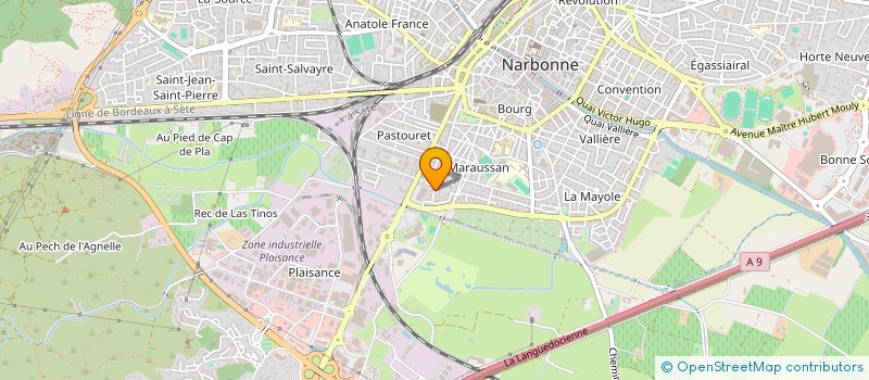 localisation de l'entreprise MADAME MERCEDES FULLEDA  NARBONNE