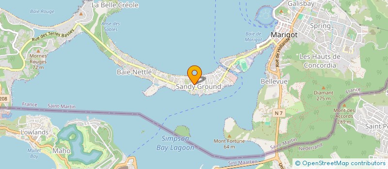 localisation de l'entreprise MADAME MERCEDES ORTIZ  SAINT-MARTIN