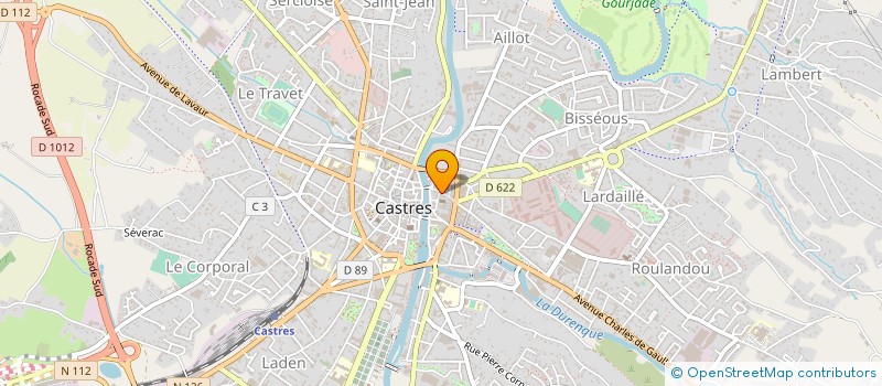 localisation de l'entreprise MADAME MERCEDES PIBERNAT  CASTRES