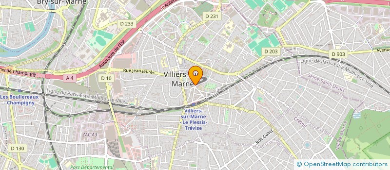 localisation de l'entreprise MADAME MERCEDES RIVERA  VILLIERS-SUR-MARNE