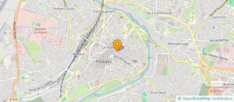 localisation de l'entreprise MADAME MERCEDES SANDERVAS à POITIERS