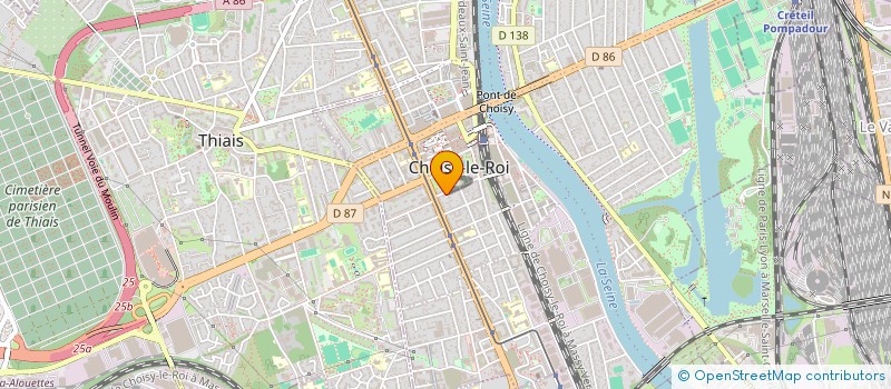 localisation de l'entreprise MADAME MERCIA MILANDOU BATANTOU  CHOISY-LE-ROI