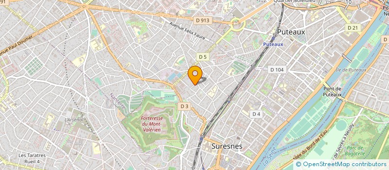 localisation de l'entreprise MADAME MERCY BEHAGHEL à SURESNES