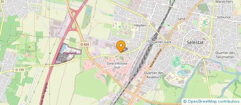 localisation de l'entreprise MADAME MERDIHA MUJIC à SELESTAT