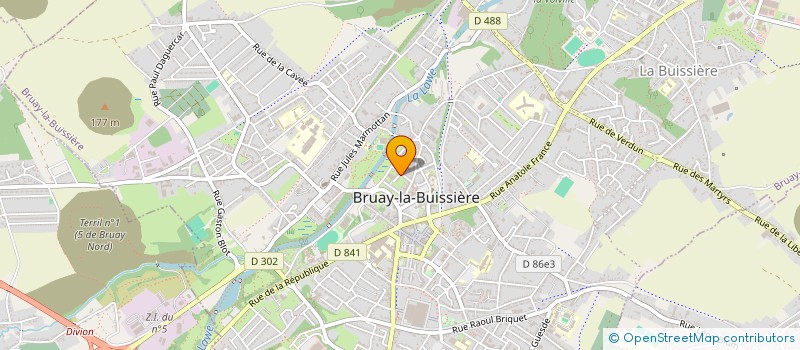 localisation de l'entreprise MADAME MEREDITH DEGAND  BRUAY-LA-BUISSIERE