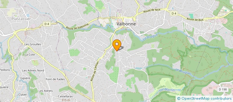 localisation de l'entreprise MADAME MEREDITH GAMBA-COUZY à VALBONNE