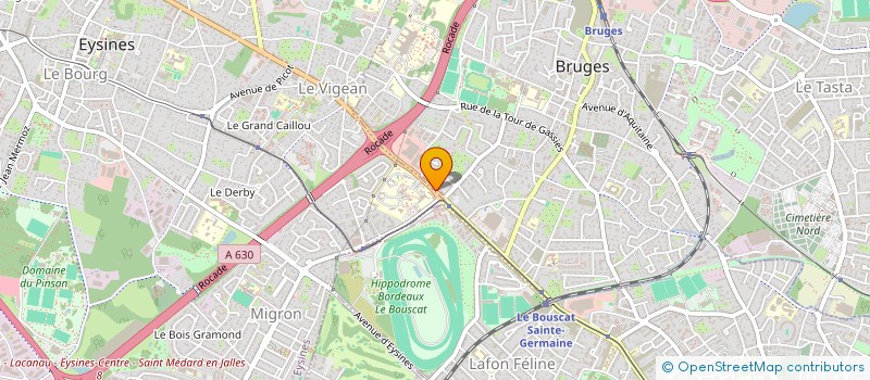 localisation de l'entreprise MADAME MEREDITH HOAREAU  BRUGES