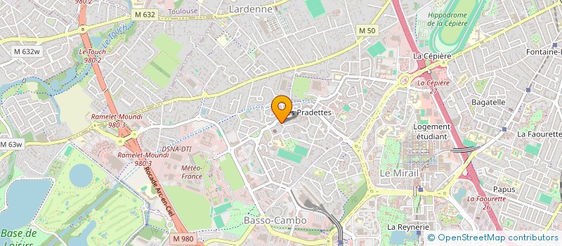 localisation de l'entreprise MADAME MEREDITH HOAREAU  TOULOUSE