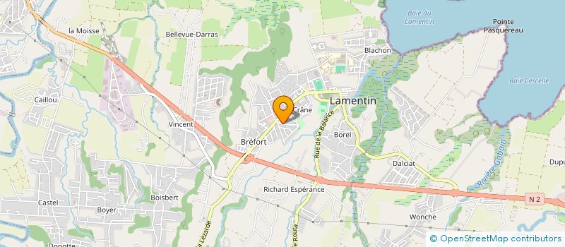 localisation de l'entreprise MADAME MEREDITH LARGITTE  LAMENTIN