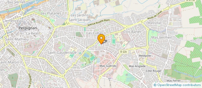 localisation de l'entreprise MADAME MEREDITH RICHARD  PERPIGNAN