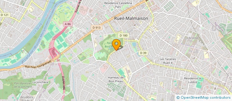 localisation de l'entreprise MADAME MEREL DINNESSEN à RUEIL-MALMAISON