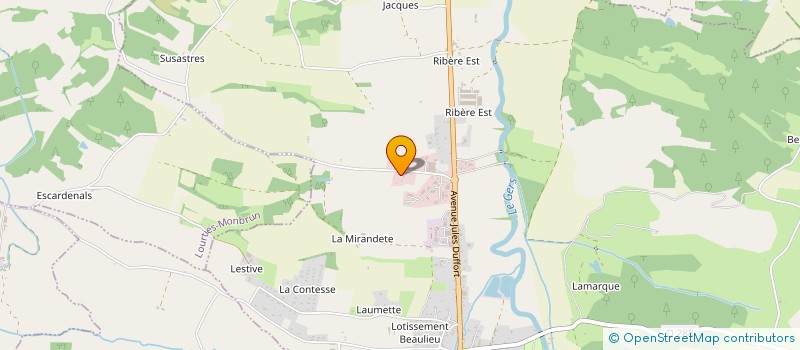 localisation de l'entreprise MADAME MERESSE VAN-DER-HAEGEN  MASSEUBE