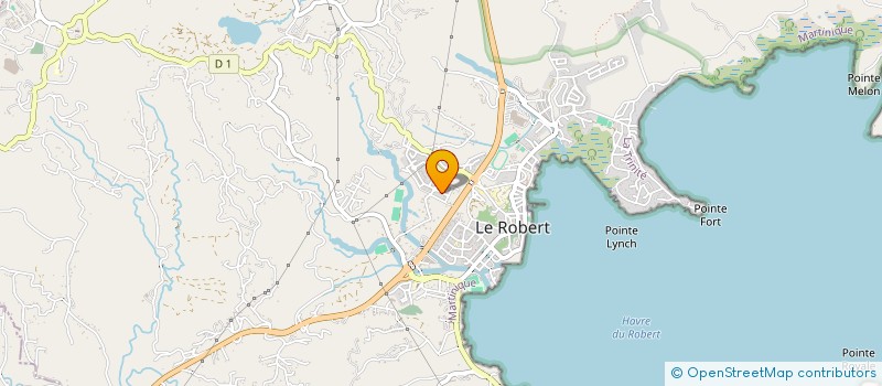 localisation de l'entreprise MADAME MERETTE CHRISTOPHE-HAYOT  LE ROBERT