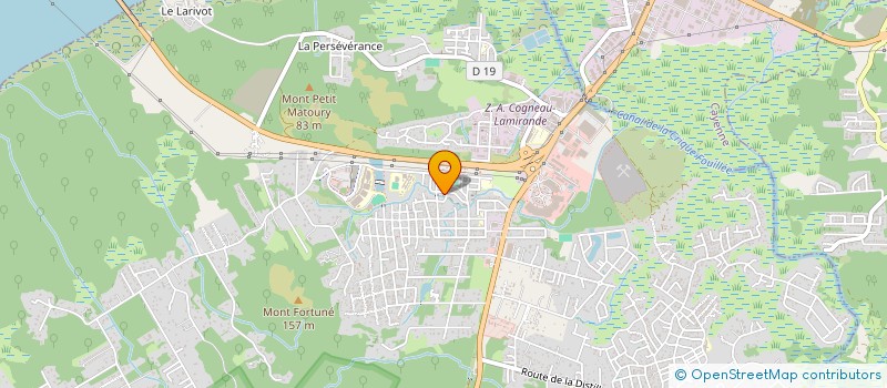 localisation de l'entreprise MADAME MERGERIE MERALUS  MATOURY