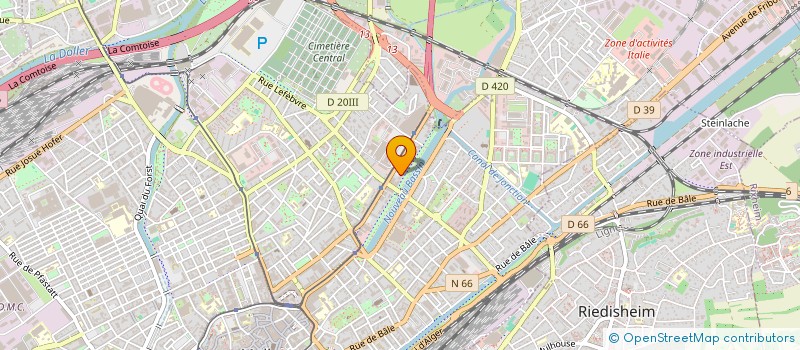 localisation de l'entreprise MADAME MERGIME SALIHU  MULHOUSE