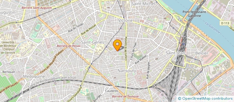 localisation de l'entreprise MADAME MERGYUZEL IBRYAMOVA  BORDEAUX