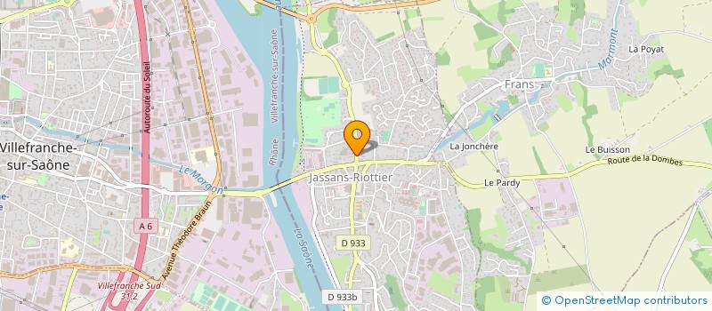 localisation de l'entreprise MADAME MERI ABRAHAMYAN  JASSANS-RIOTTIER