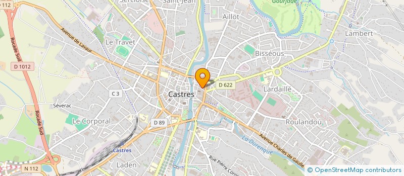 localisation de l'entreprise MADAME MERIAM BEN ALI  CASTRES