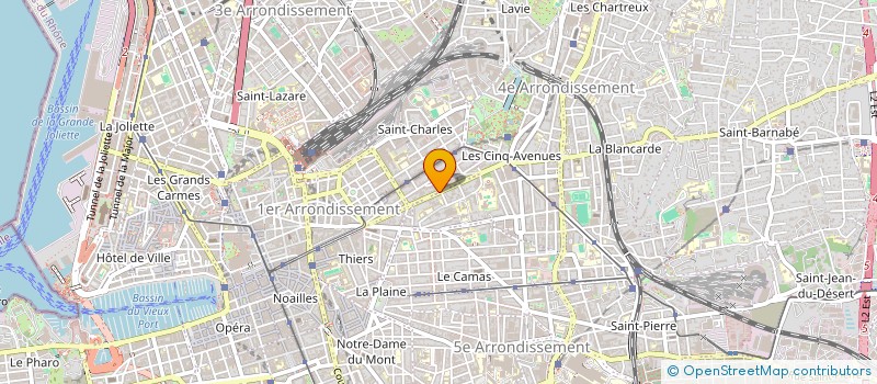 localisation de l'entreprise MADAME MERIAM GALLALA à MARSEILLE