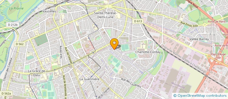 localisation de l'entreprise MADAME MERIAM HADJI  CUVERVILLE