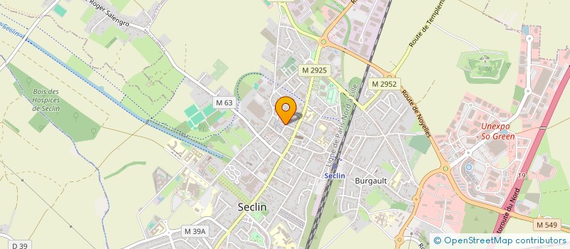 localisation de l'entreprise MADAME MERIAM HAMMADOU  SECLIN