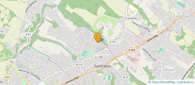 localisation de l'entreprise MADAME MERIAM HANADER  SAINT-JEAN