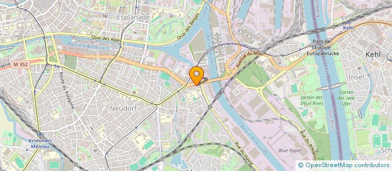 localisation de l'entreprise MADAME MERIAM KERKOUB à STRASBOURG