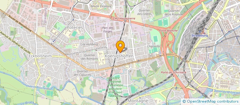 localisation de l'entreprise MADAME MERIAM MENGAD AJNAN à STRASBOURG