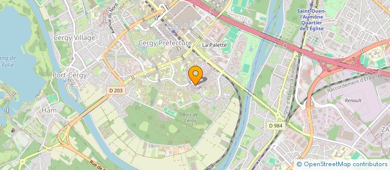 localisation de l'entreprise MADAME MERIAM SKHIRI  CERGY