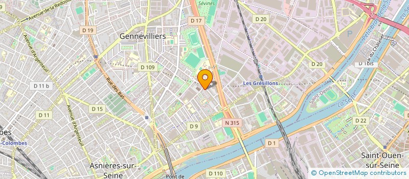 localisation de l'entreprise MADAME MERIAM WAHBI à GENNEVILLIERS