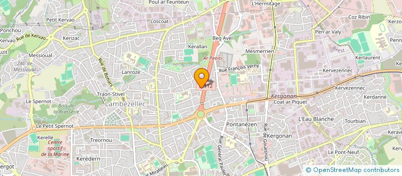 localisation de l'entreprise MADAME MERIEM AAMRI à BREST