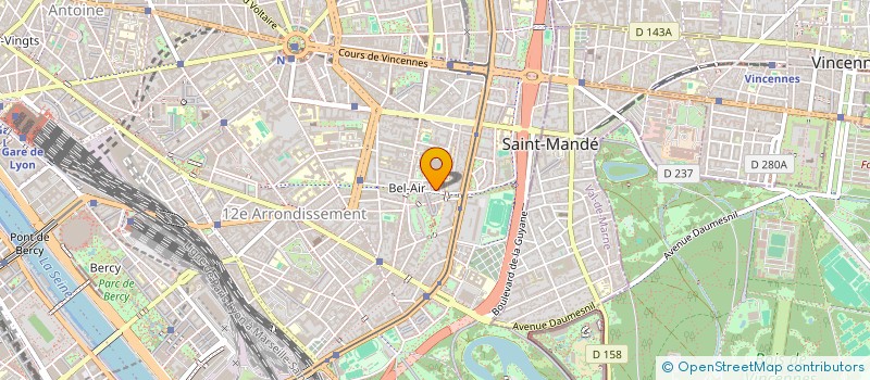 localisation de l'entreprise MADAME MERIEM ABABSA  PARIS