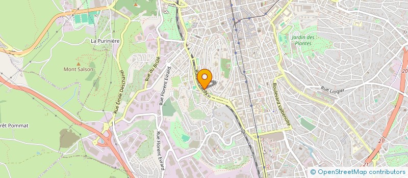 localisation de l'entreprise MADAME MERIEM AKACHMIR  SAINT-ETIENNE