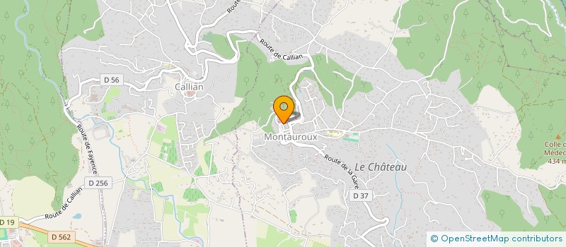 localisation de l'entreprise MADAME MERIEM AOUICHE  MONTAUROUX