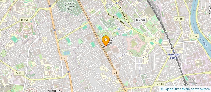 localisation de l'entreprise MADAME MERIEM ARHAL  VITRY-SUR-SEINE